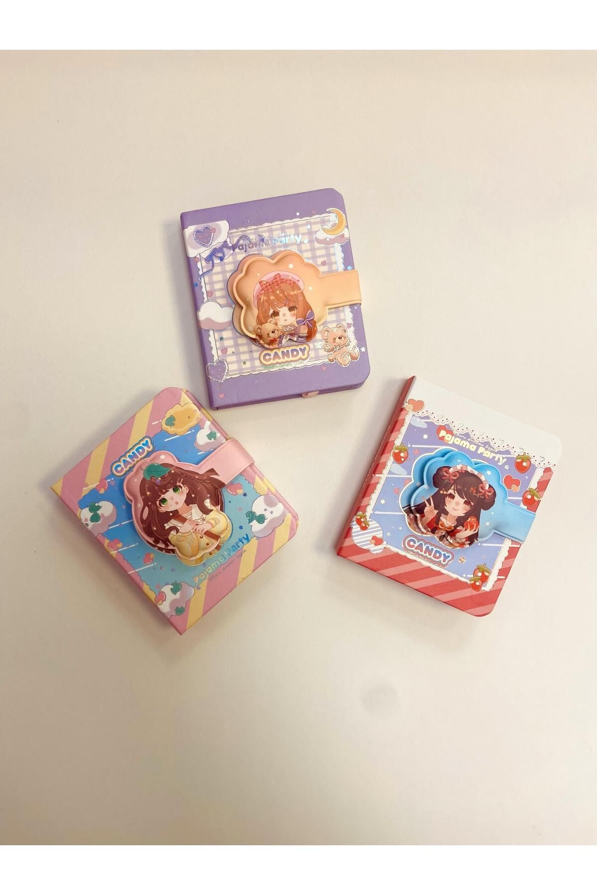 SIPAHI CANDY PAJAMA PARTY CIRTLI MİNİ SQUISHY DEFTER AJANDA
