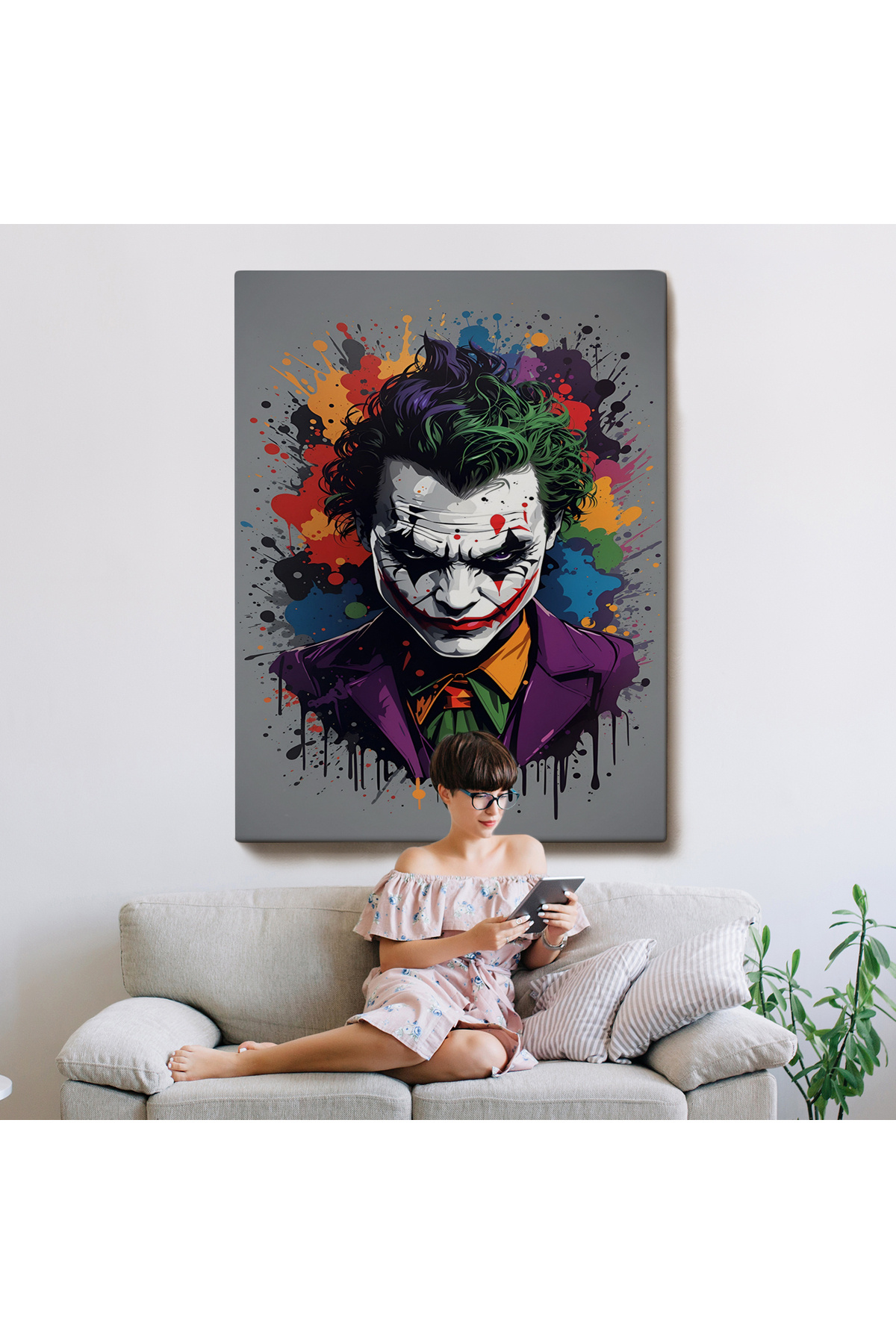 Joker Kanvas Tablosu görsel 8
