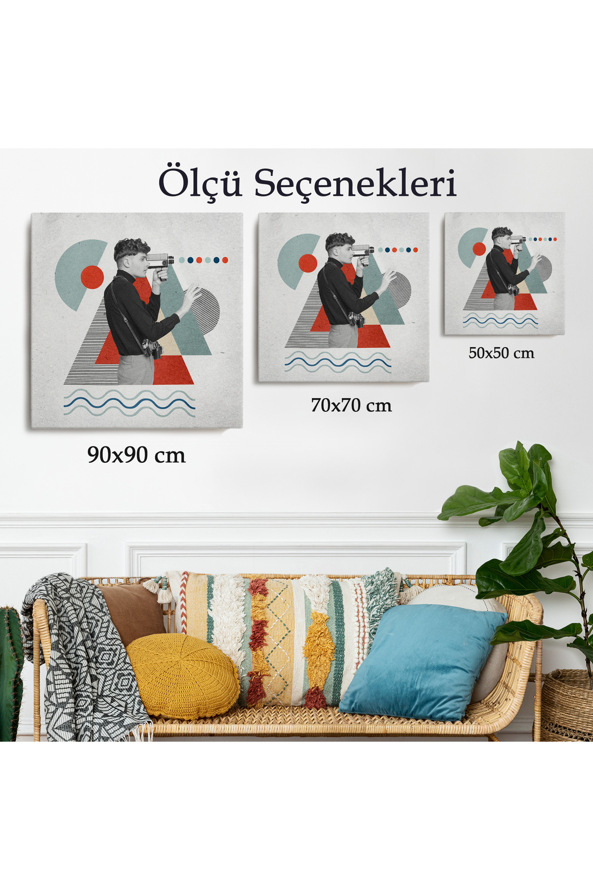 Video Pop Art Kanvas Tablo görsel 3