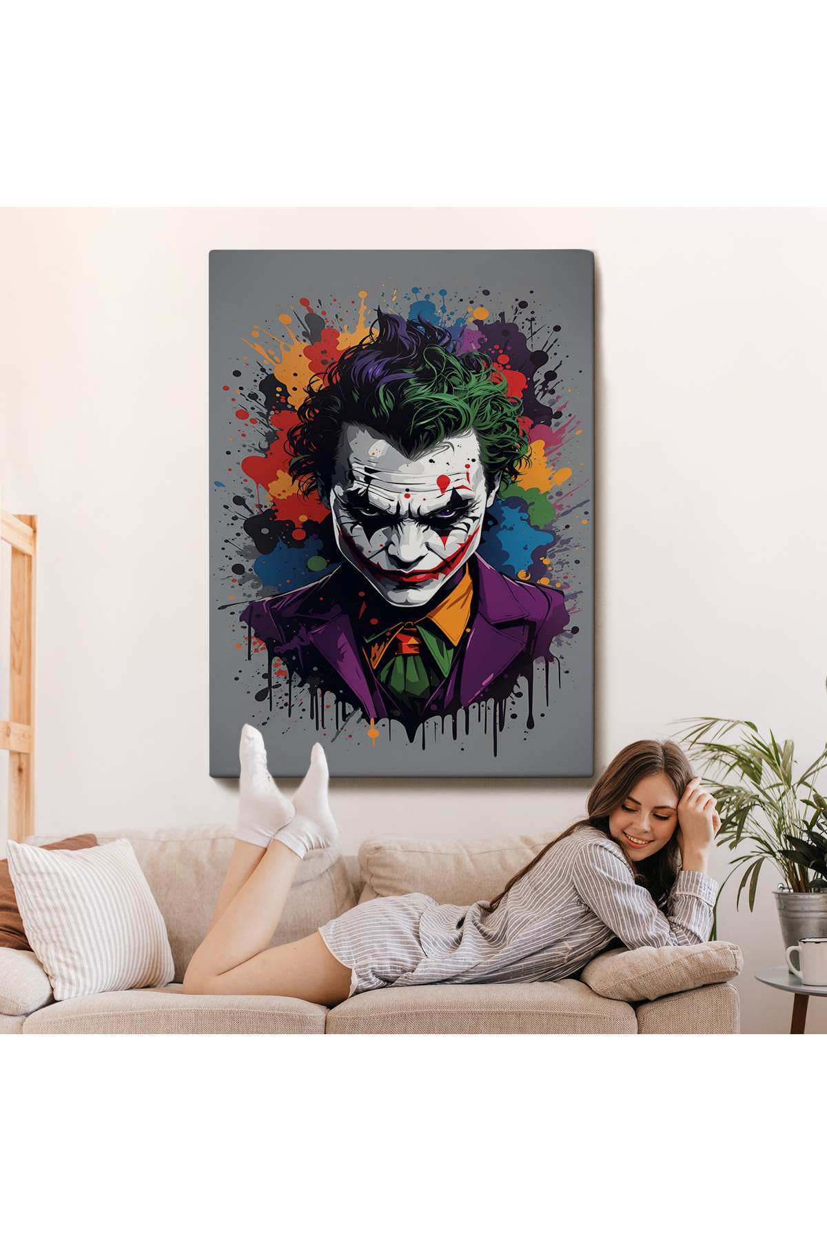 Joker Kanvas Tablosu görsel 7