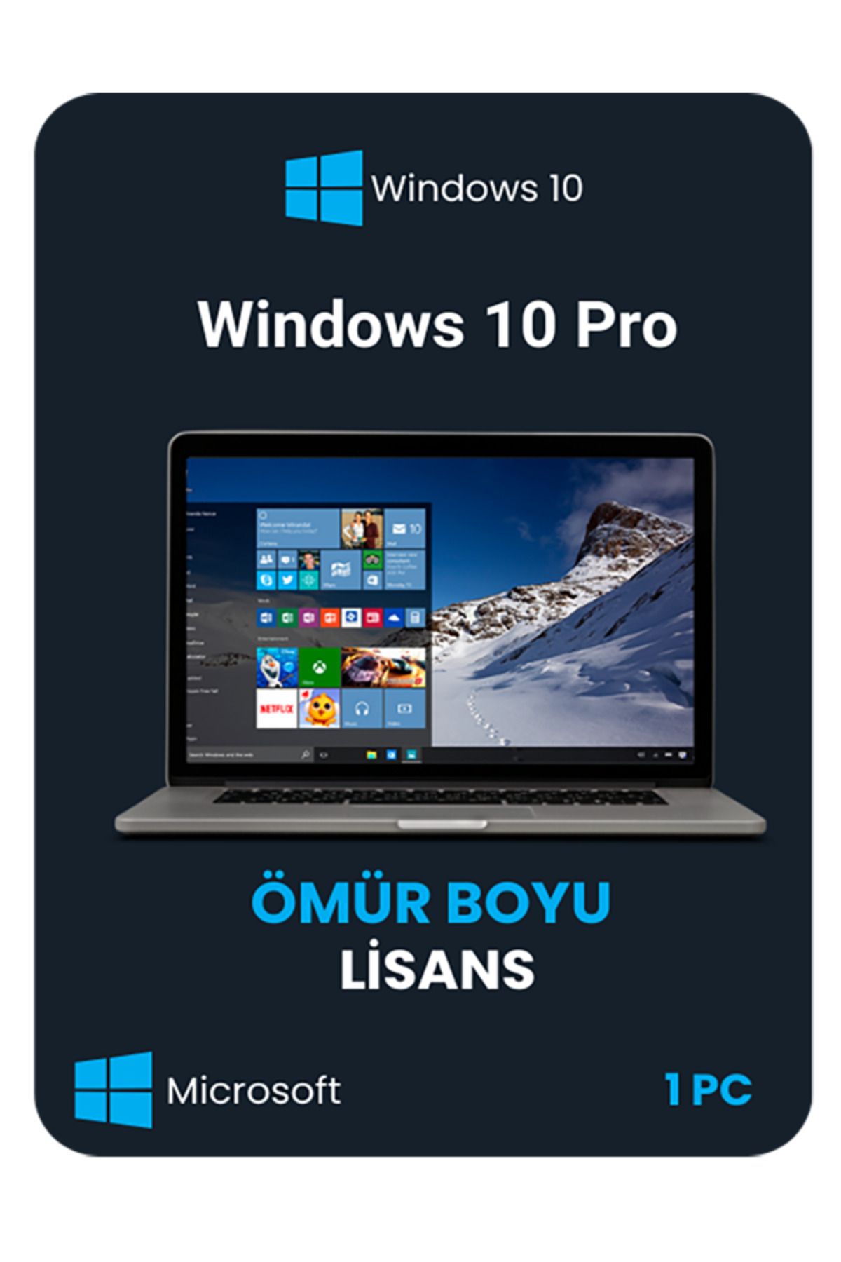 MICROSOFT Windows 10 Pro Lisans