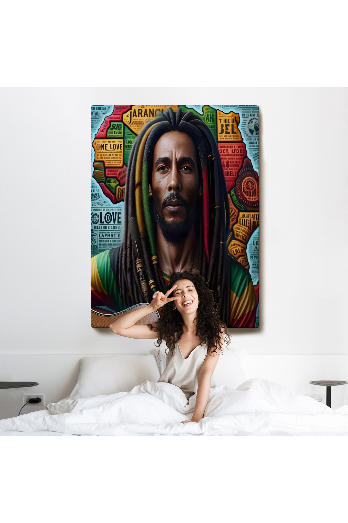 Bob Marley Kanvas Tablosu görsel 6