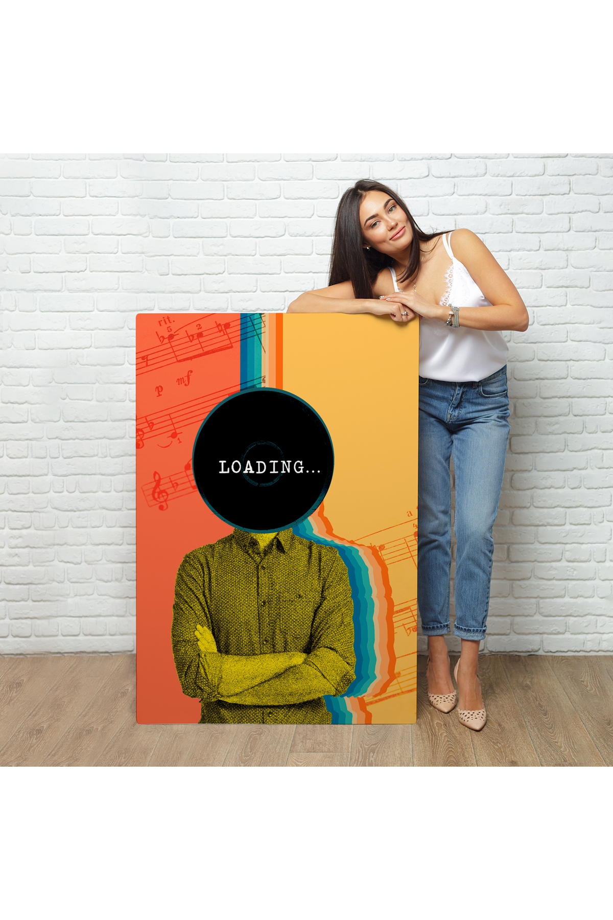 Pop Art Loading Kanvas Tablo görsel 2