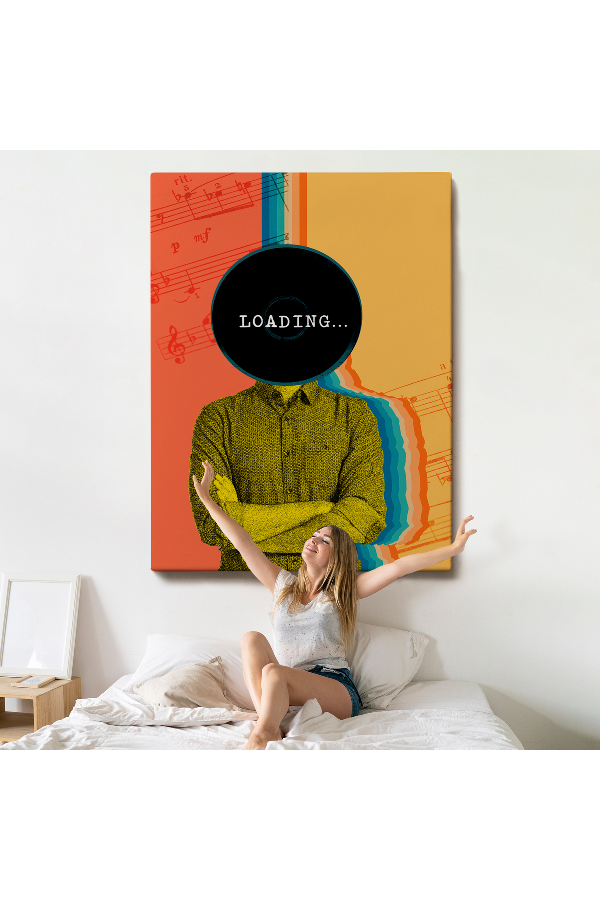 Pop Art Loading Kanvas Tablo görsel 5