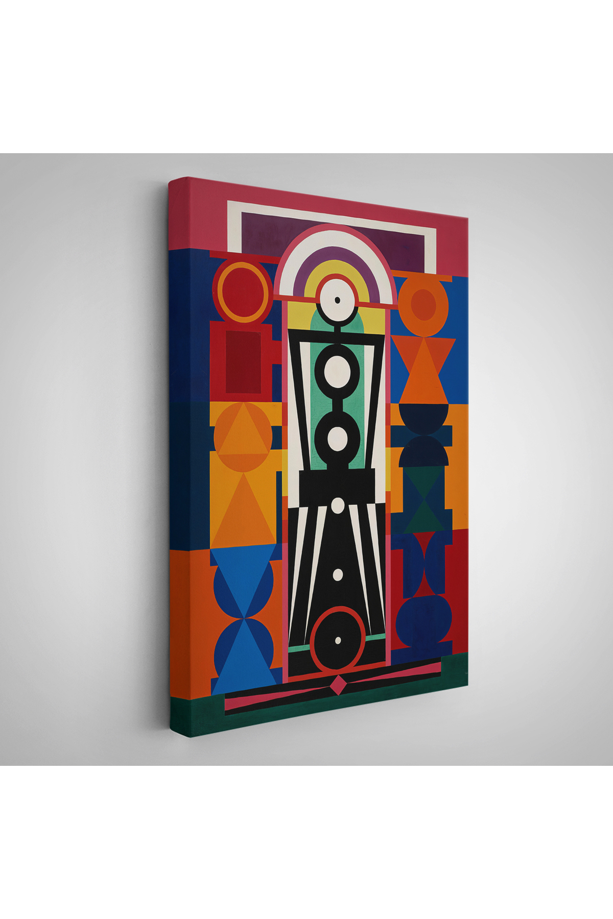 Auguste Herbin - Kompozisyon Kanvas Tablosu