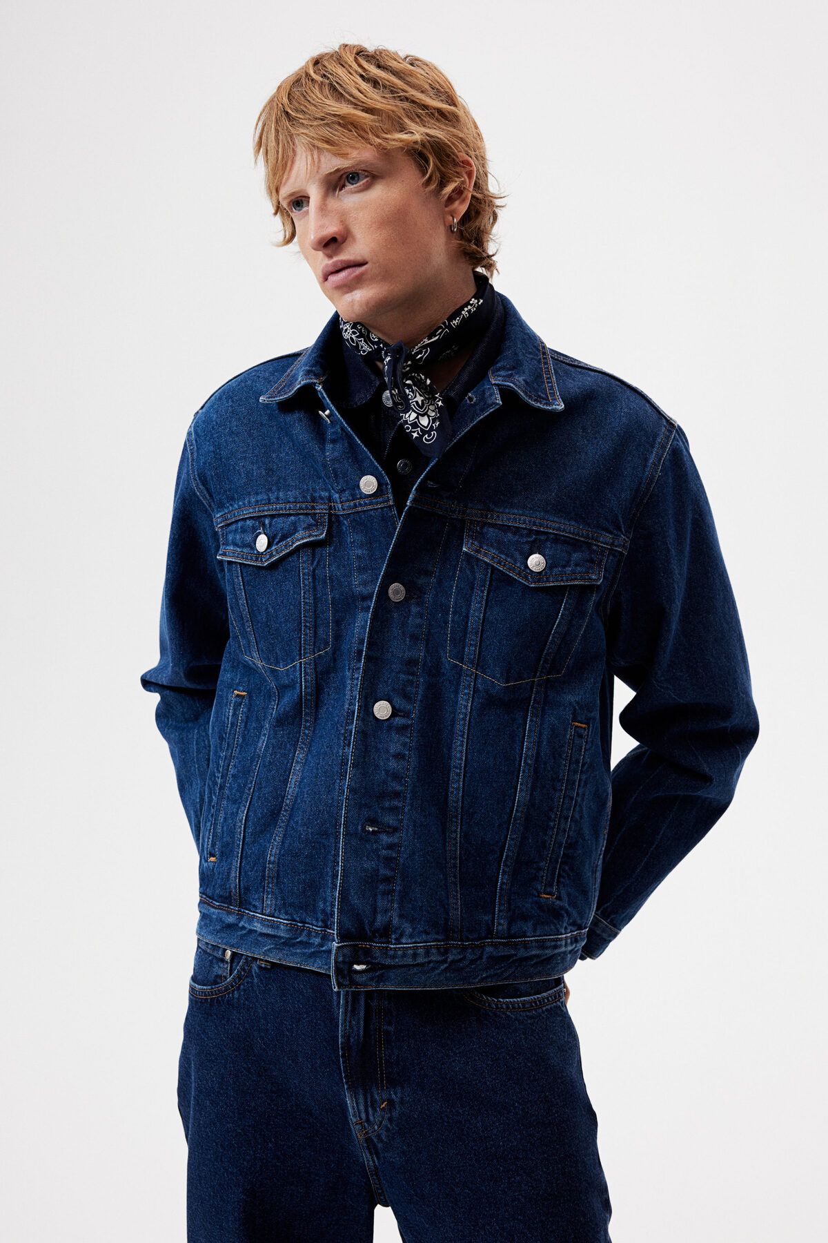 شلوار جین آبی مردانه اورجینال H M H&M