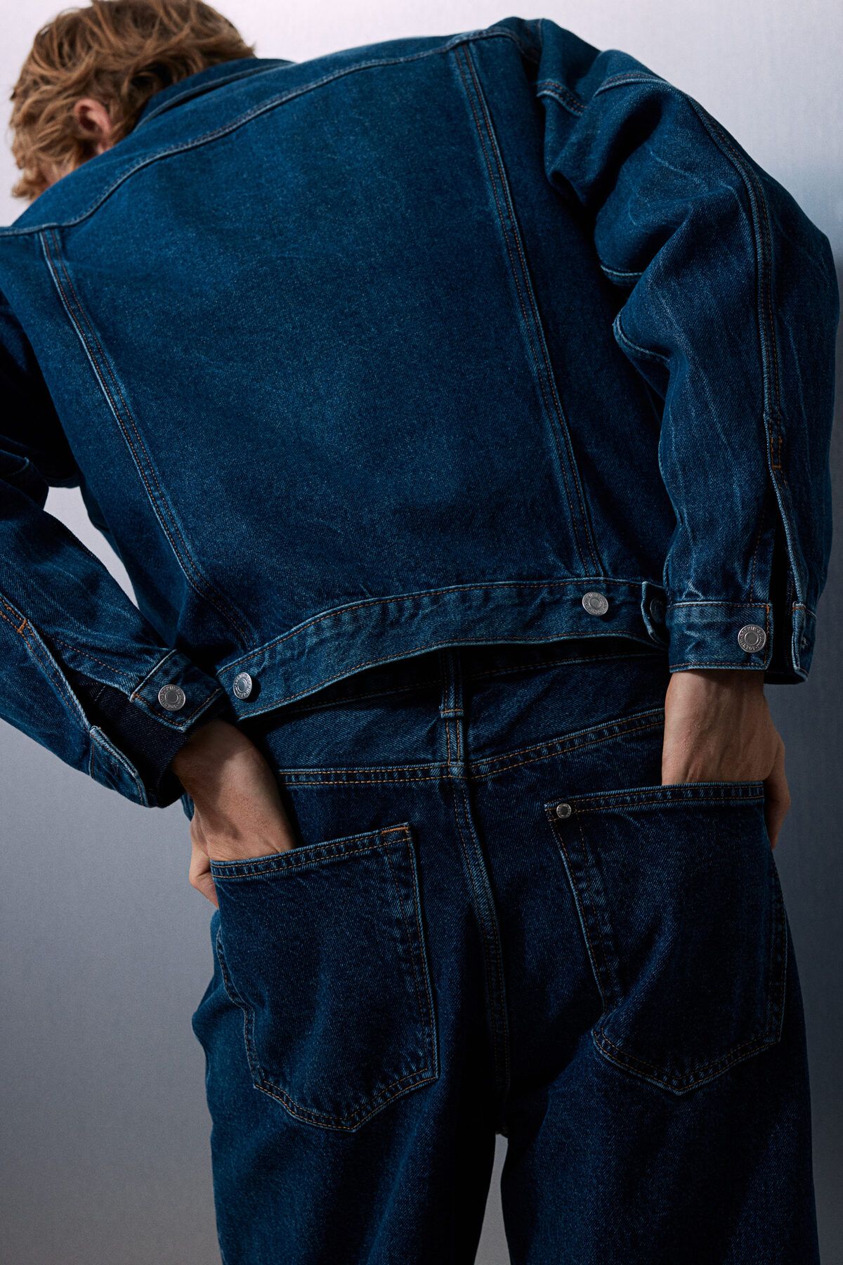 شلوار جین آبی مردانه اورجینال H M H&M