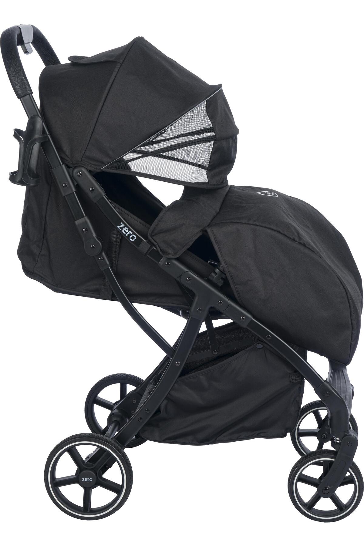 Bagi Zero Autofold Bebek Arabası Black fotoğrafı 7 (önizleme)