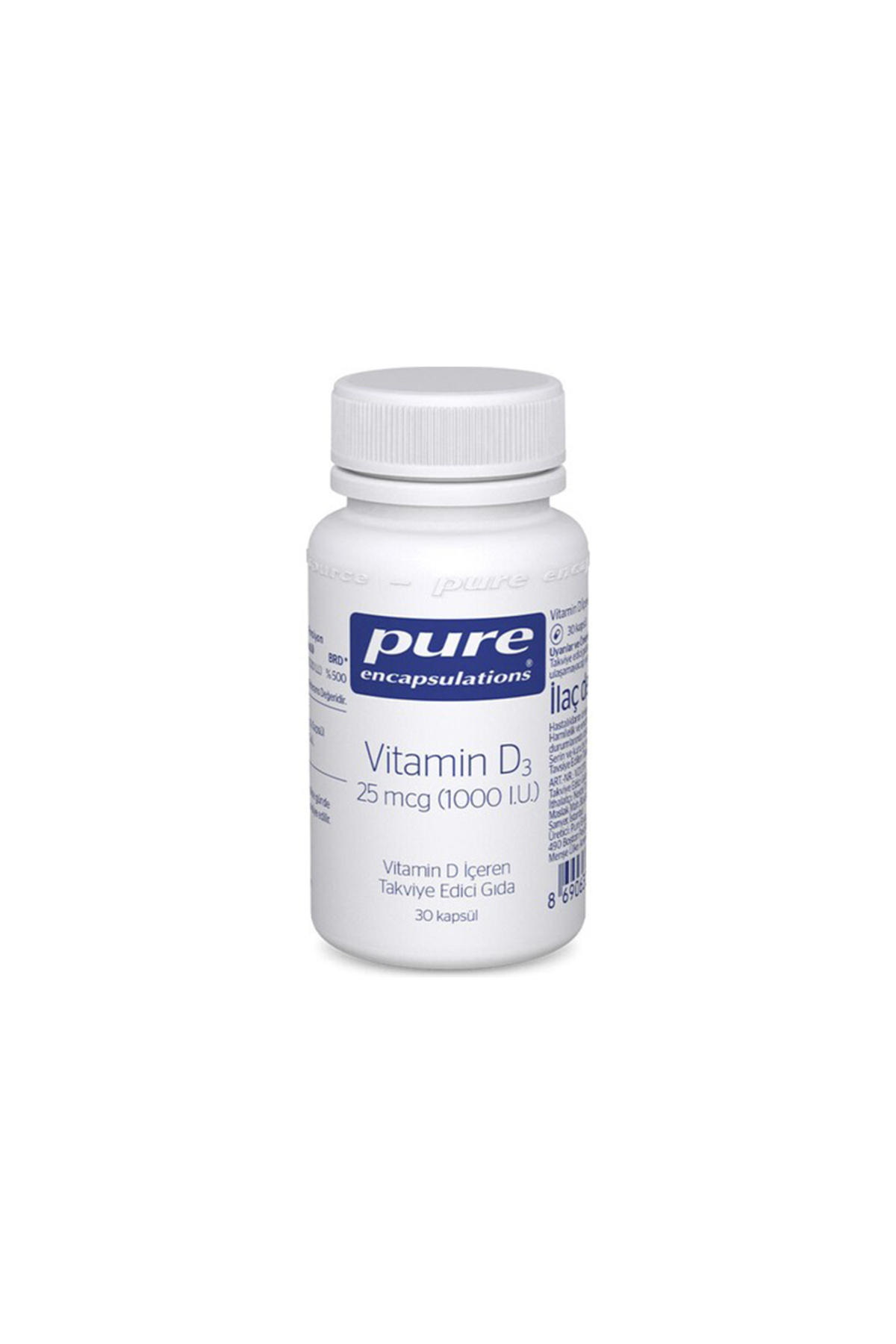 Pure Encapsulation-Pure Encapsulations Vitamin D3 1000 Iu 30 Capsules 1
