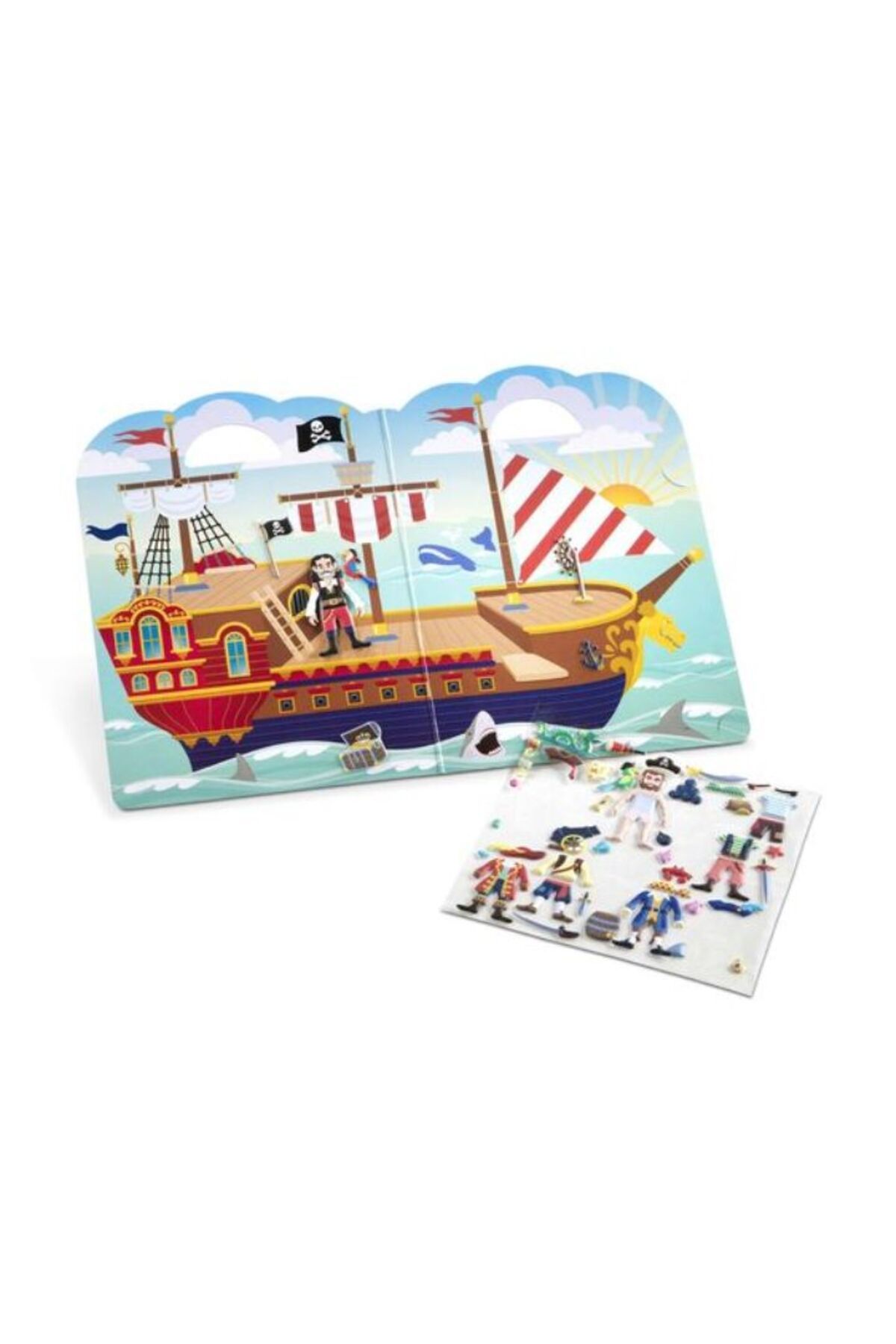 Melissa & Doug-Embossed Plug and Take Off Sticker Set - Pirates 5