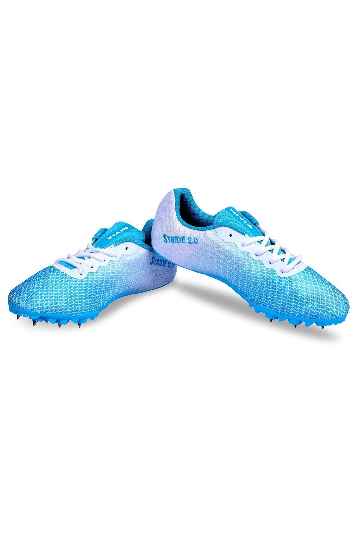 Nivia-Strider 2.0 Running Spike Shoes | Blue | 7 Uk/8 Us/41 Eu | Track & Field | Lightweight 6