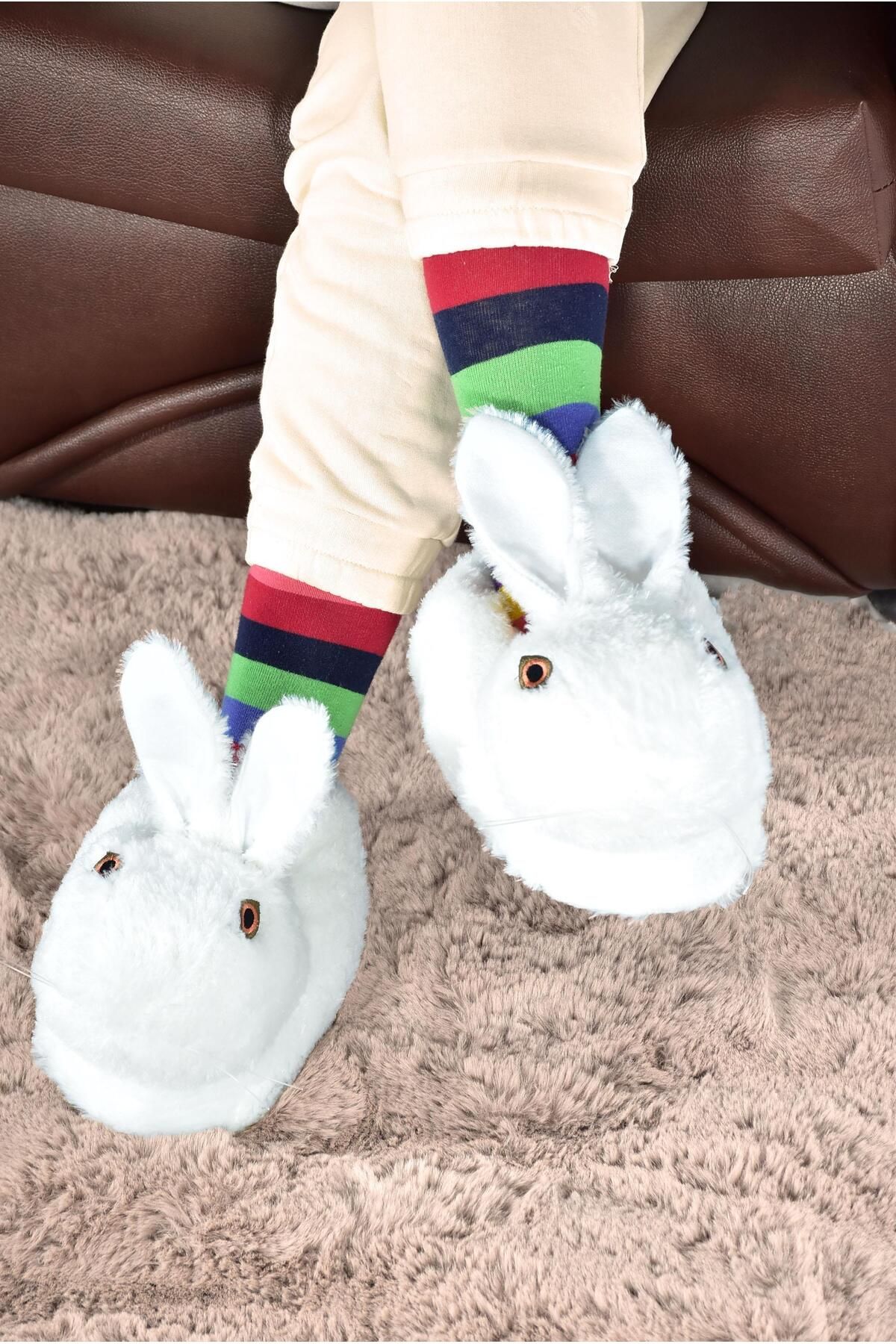 MODAONN-Plush Home Sleeve with Rabbit Figure Unisex 2