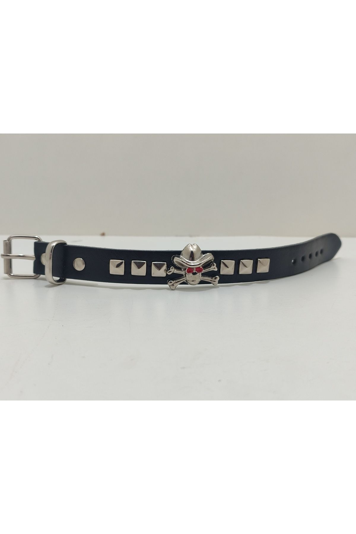 çelik belt vintega-Bracelet - Black - Without Stone 4