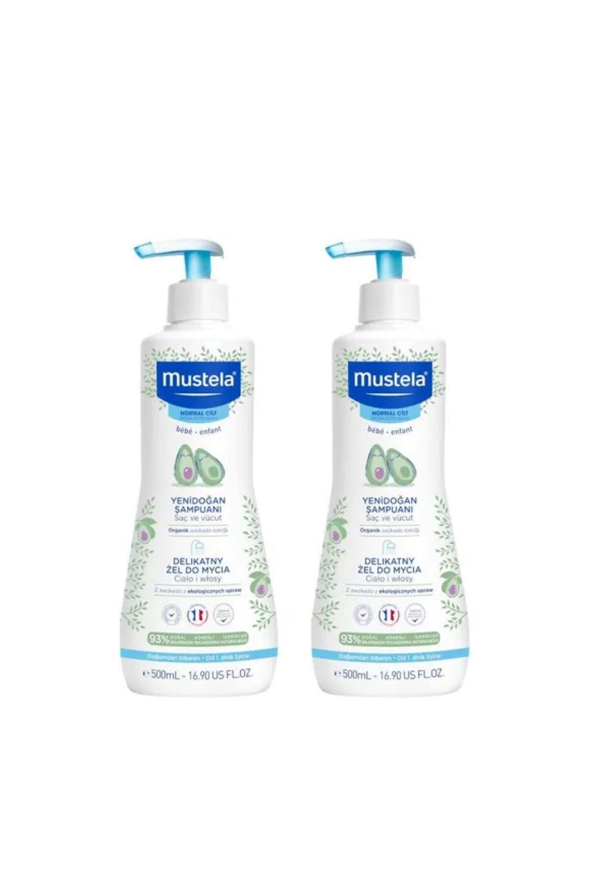 Mustela Gentle Cleansing Gel Yenidoğan Şampuanı 500 ml X 2 Adet