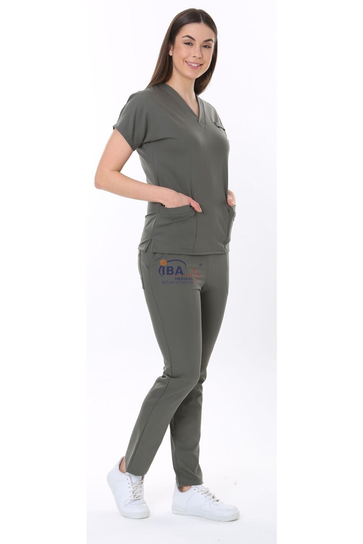 İBA MEDİKAL-I-Platinum Unisex Viscose Lycra Doctor/Nurse Care Suit 2