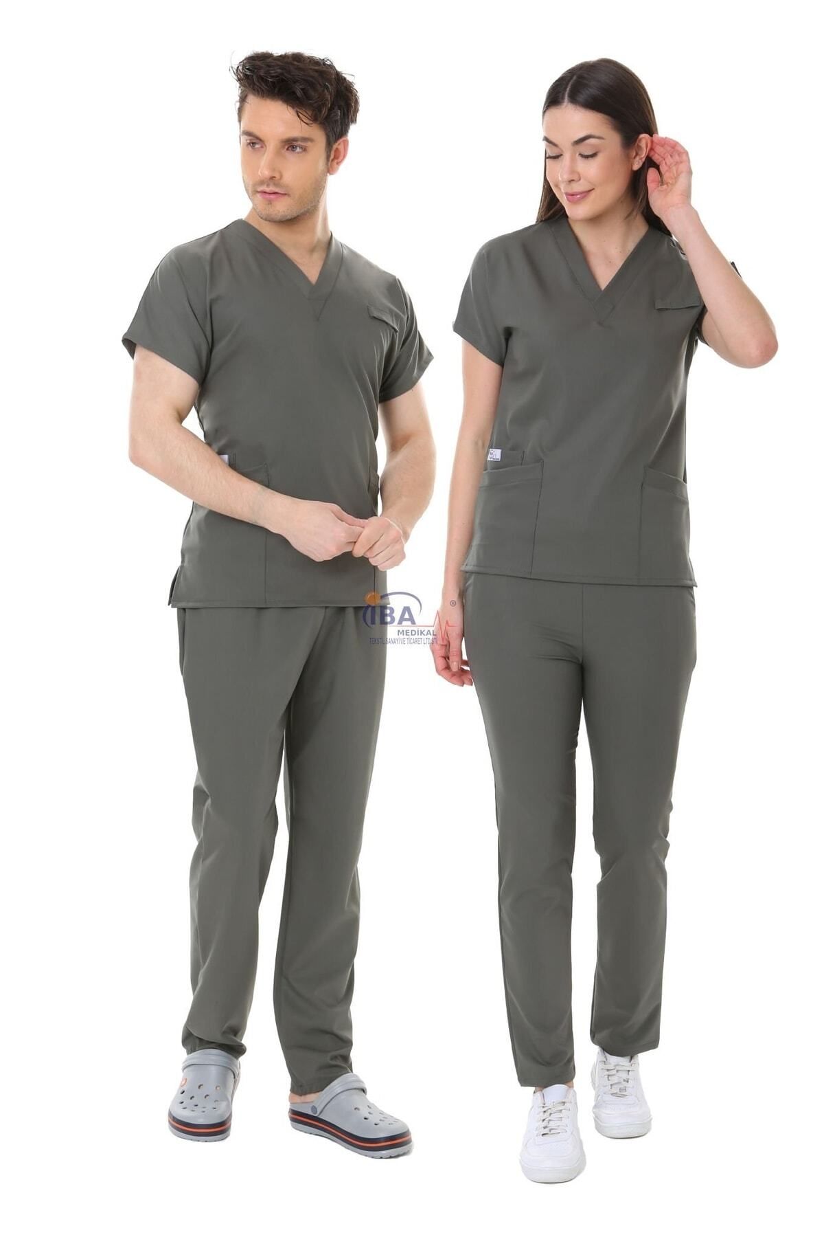 İBA MEDİKAL-I-Platinum Unisex Viscose Lycra Doctor/Nurse Care Suit 6