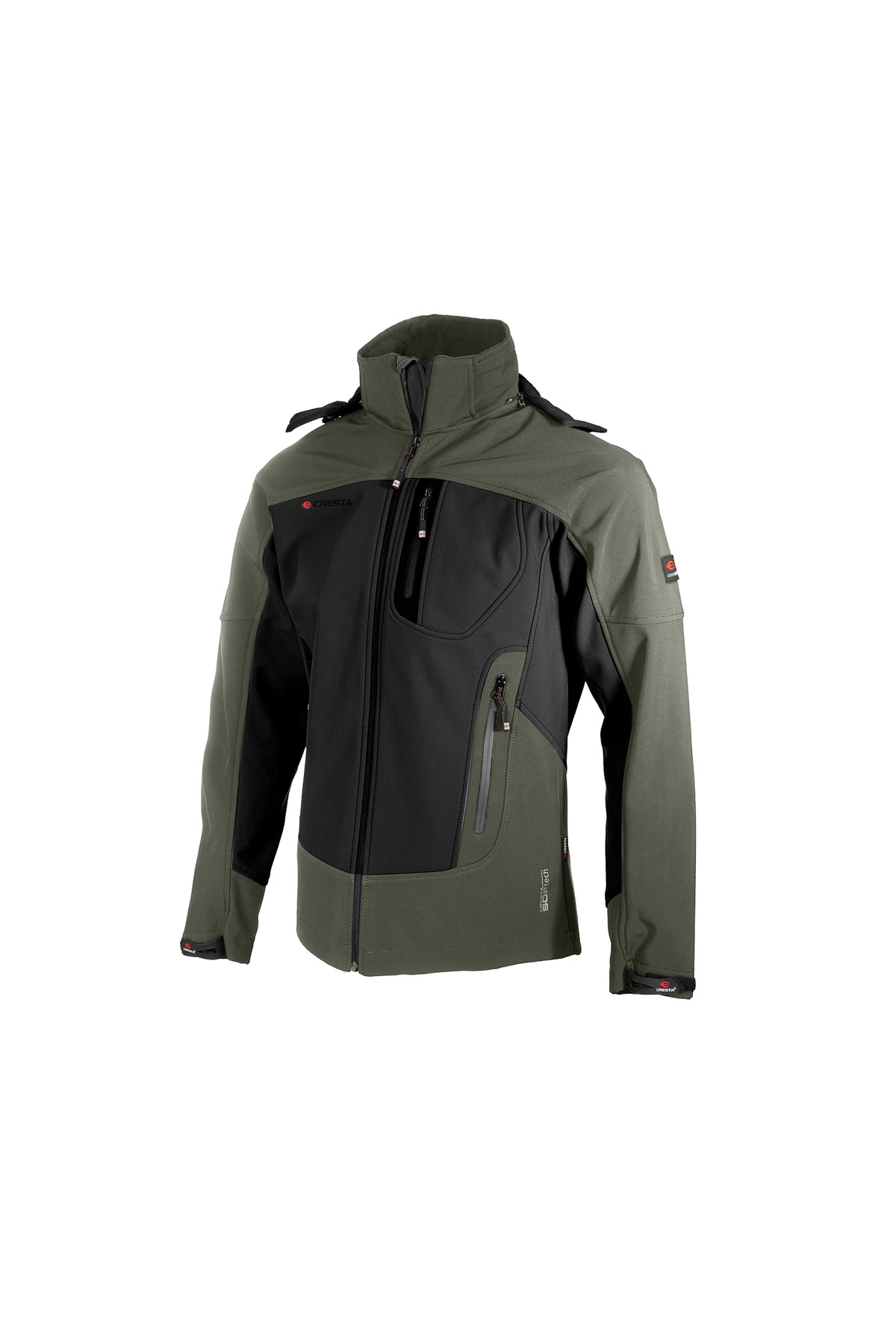 Outdoor Özel Üretim Kapüşonlu Soft-Tech Erkek Softshell Ceket Haki Yeşil — خاکی TYC8DF7AE0DD8C6400