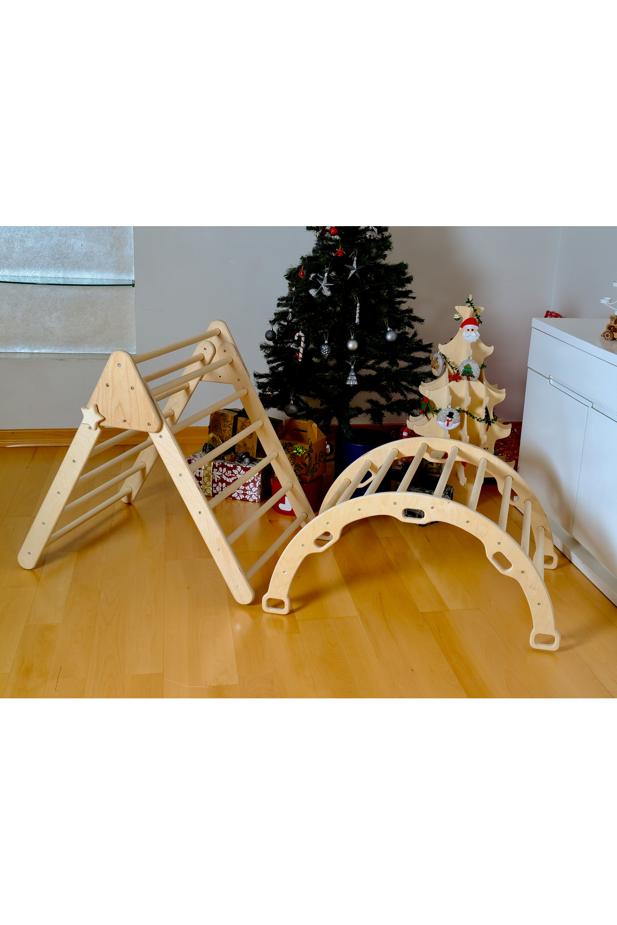 ست صخره‌نوردی بالشتکی پیکلر | ست بازی مونته‌سوری | مثلث - کمربند - رمپ - بالش