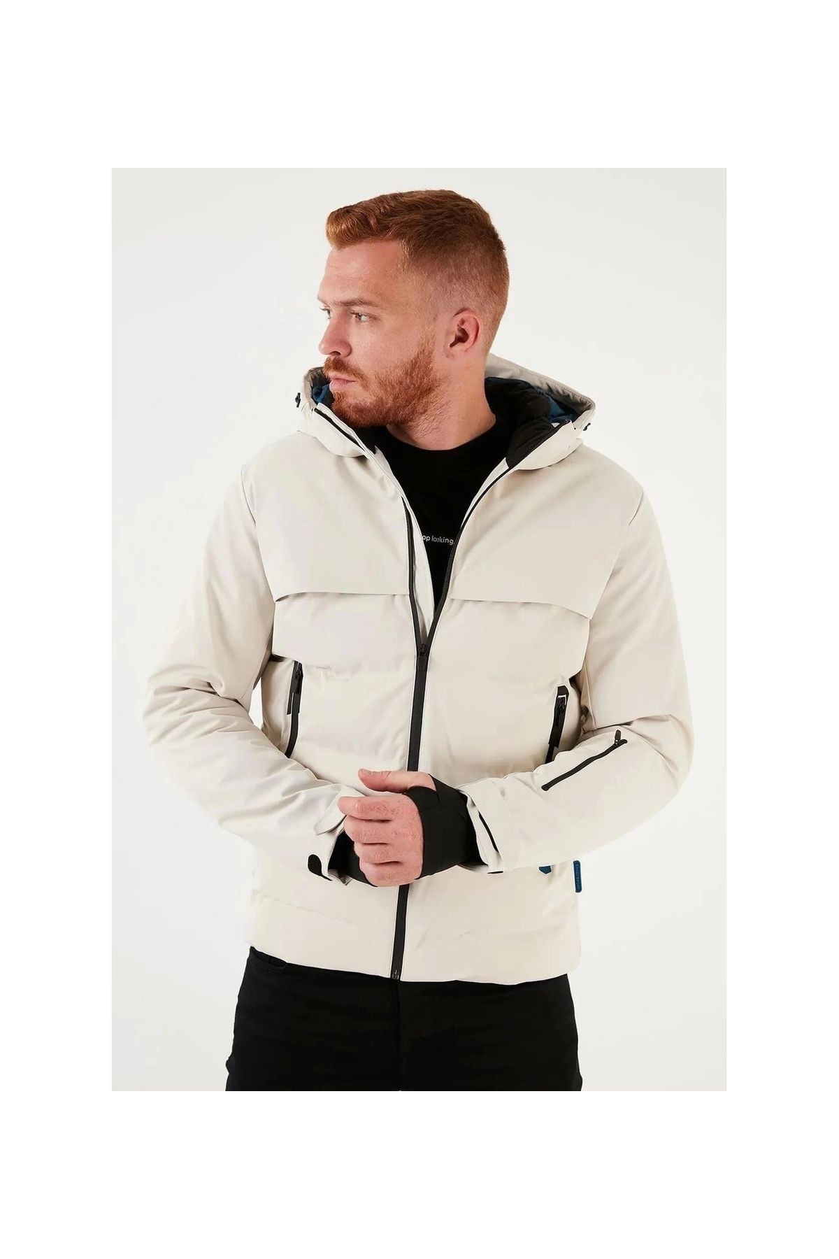 Jack & Jones-Jack&Jones 12225287   Beige Men's Coat 4