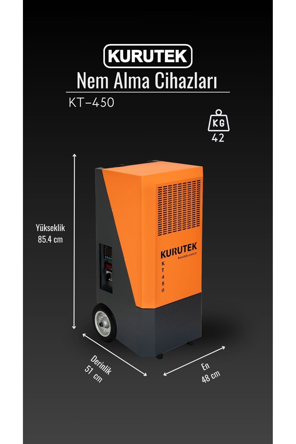 Kurutek-Kt-450 Industrial Dehumidifier 2