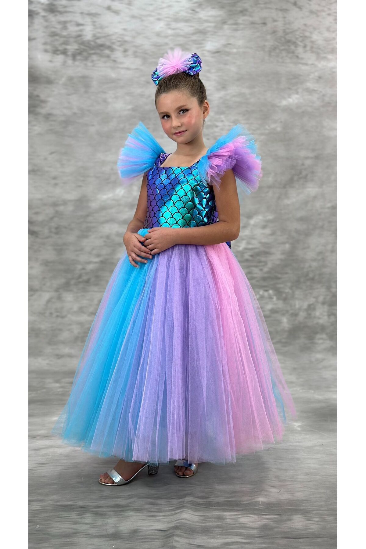 Pumpido Rochie De Seara Pentru Copii Cu Paiete Sirena Femeie - 4 years old
