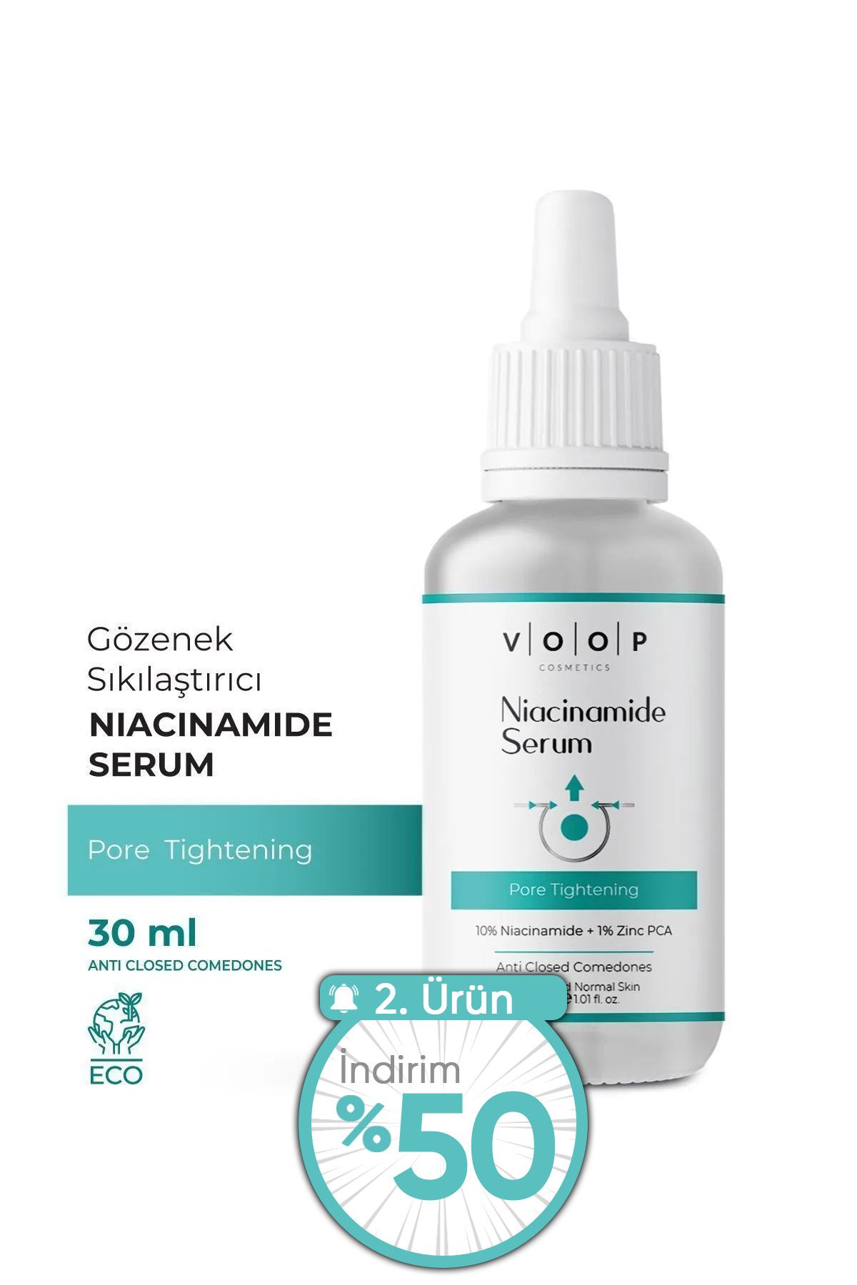 VOOP Siyah Nokta & Sivilce Karşıtı Cilt Bakım Serumu 30 ml | %10 Niacinamide