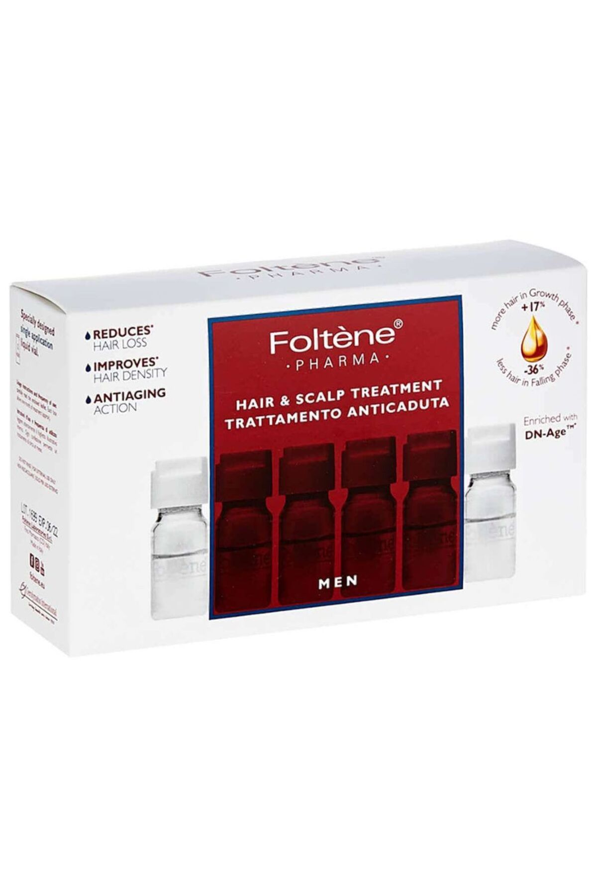 Foltene-- علاج تساقط الشعر - 12 أمبولة - للرجال 1