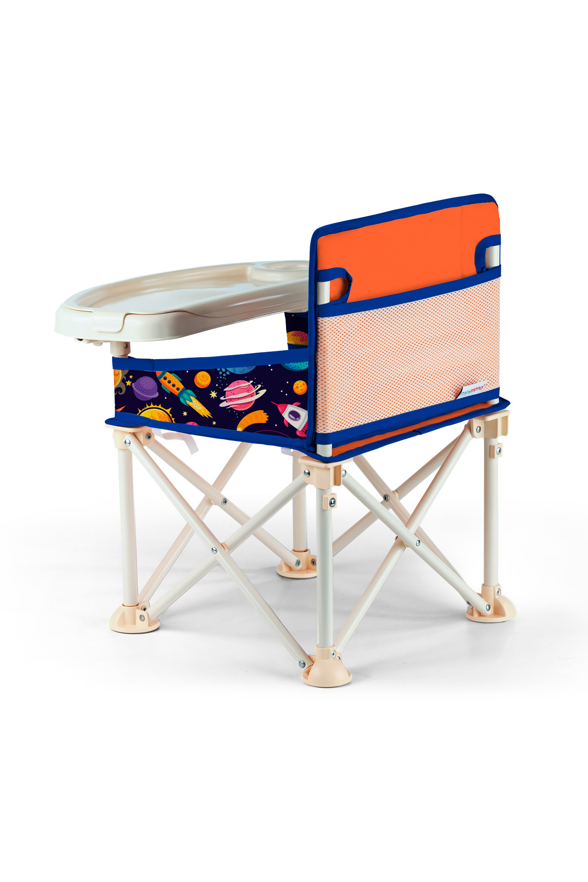 Minimono Plus 0-4 Yaş Portatif Katlanır Yükseltici Mama Sandalyesi Bebek Çocuk Kamp Sandalyesi fotoğrafı 4 (önizleme)
