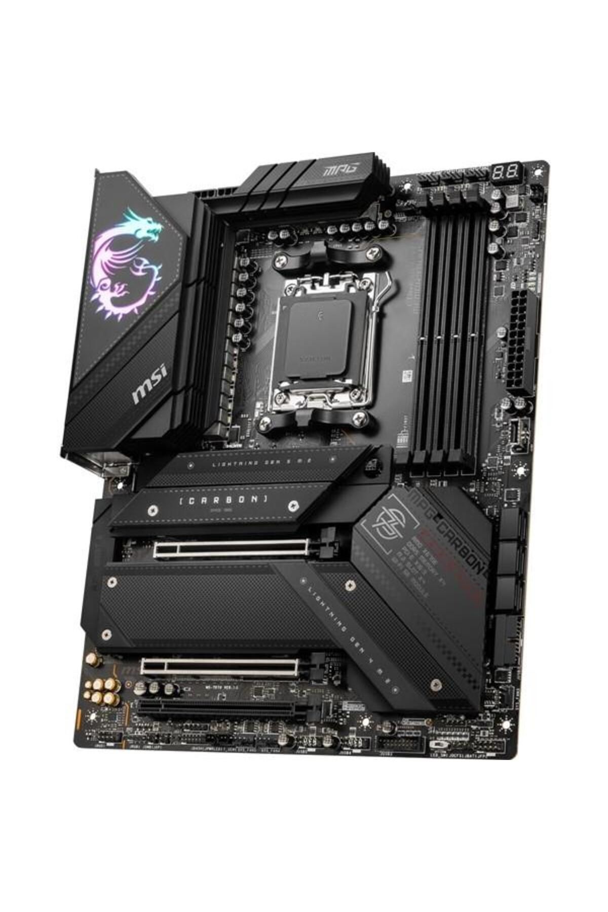MSI-Mpg X670E Carbon Wifi-6E Ddr5 Hdmi-Dp Pcie 4.0 Am5 Atx 4