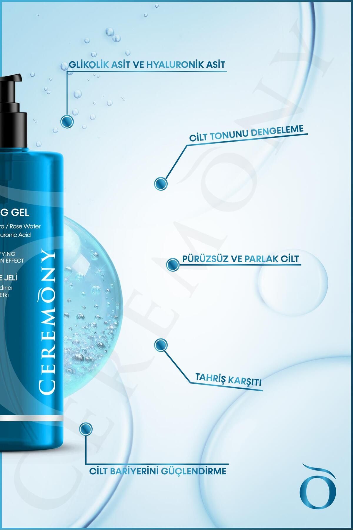 Ceremony-Moisturizing & Purifying & Antipigmentation Effect Facial Cleansing Gel 400 ml Nivea Cream 5