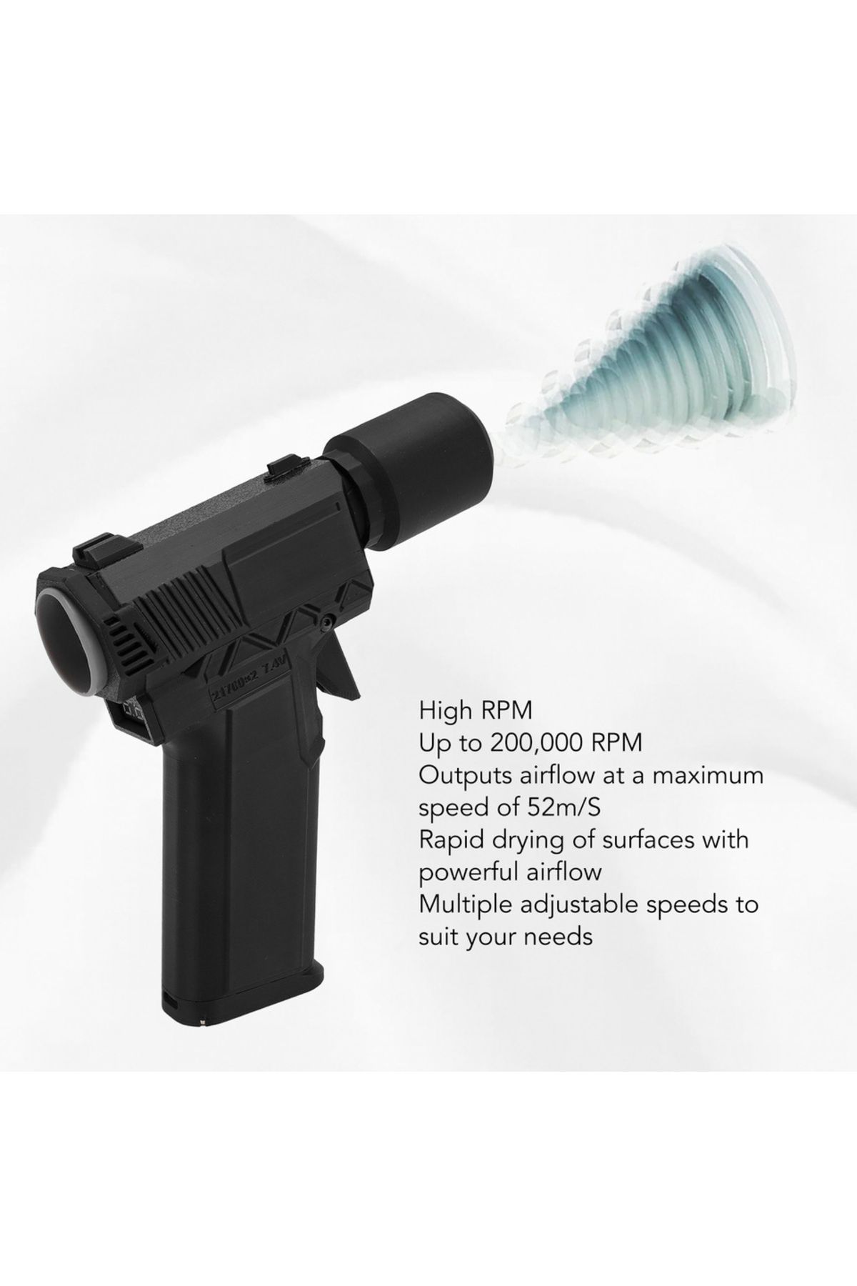 Choice-Electric Air Duster Multifunctional Efficient 200000RPM Stepless Speed Type C QC15W Fast Charge J... 5
