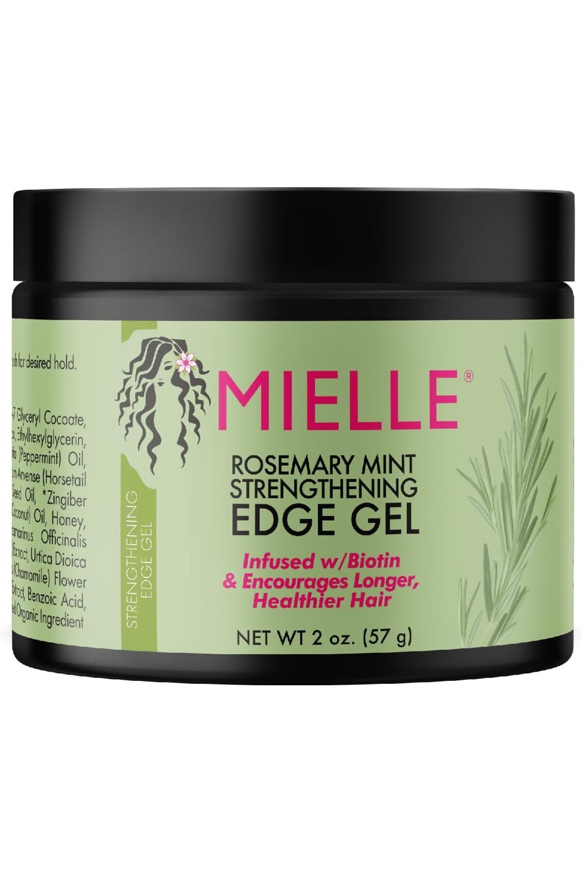 MIELLE - Organics Rosemary Mint Edge Hair Gel- 57g