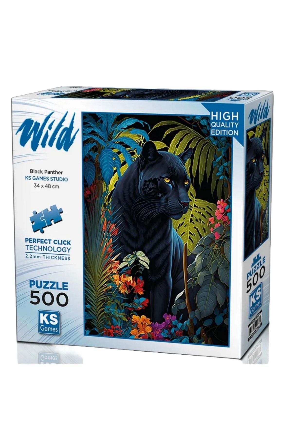 gcaksesuar Nessiworld KS Games Black Panther with Puzzle 500 Parça 20071