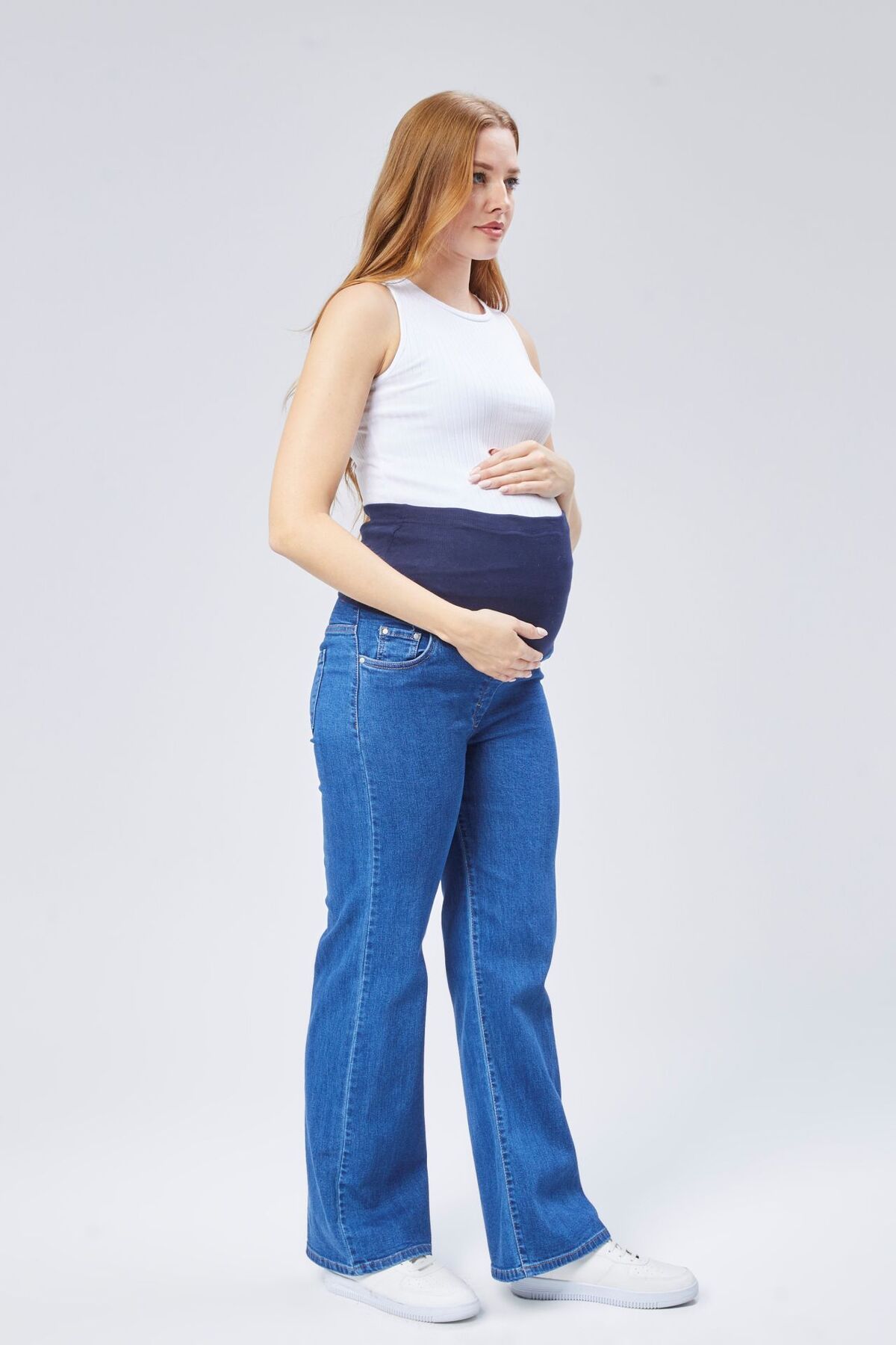 EYLÜLMATERNITY-Wide Leg Maternity Pants 6