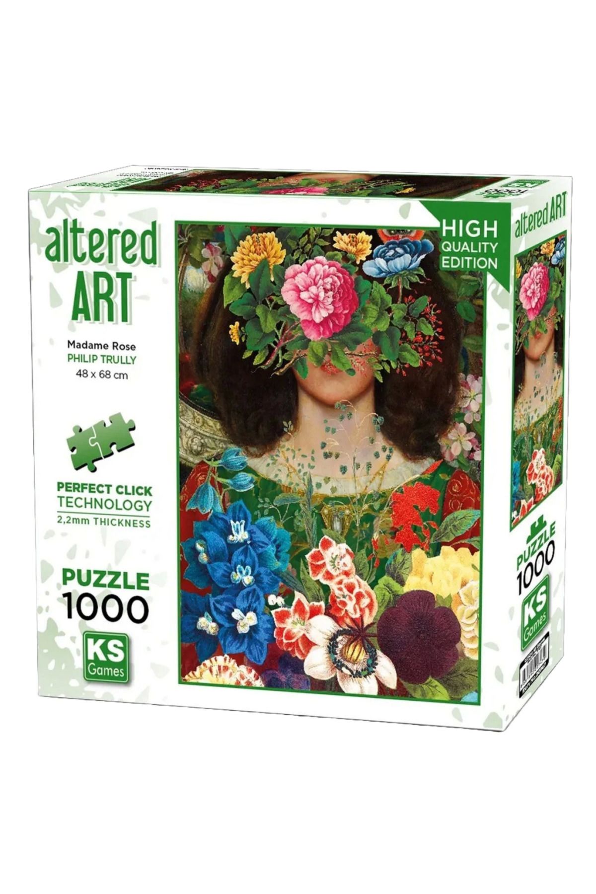 gcaksesuar Nessiworld KS Games Madame Rose Puzzle 1000 Parça 20747