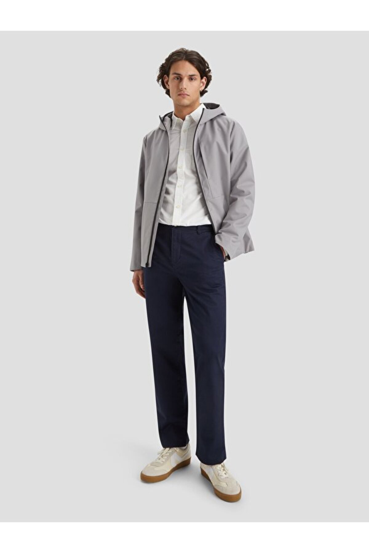 کت هودی مدرن Go Stretch Softshell — خاکستری A854900010 — تصویر 5 از 5