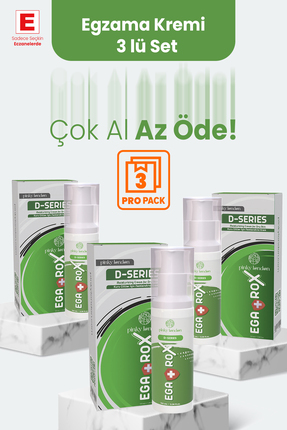 Pinky London Egarox - E.gzama Kuru Cilt Için Nemlendirici Krem 3'lü Set ( 100...