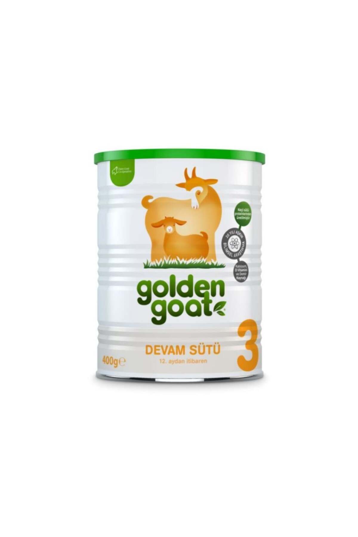 Golden Goat 3 Keçi Sütlü Devam Sütü 1+ Yaş 400 Gr