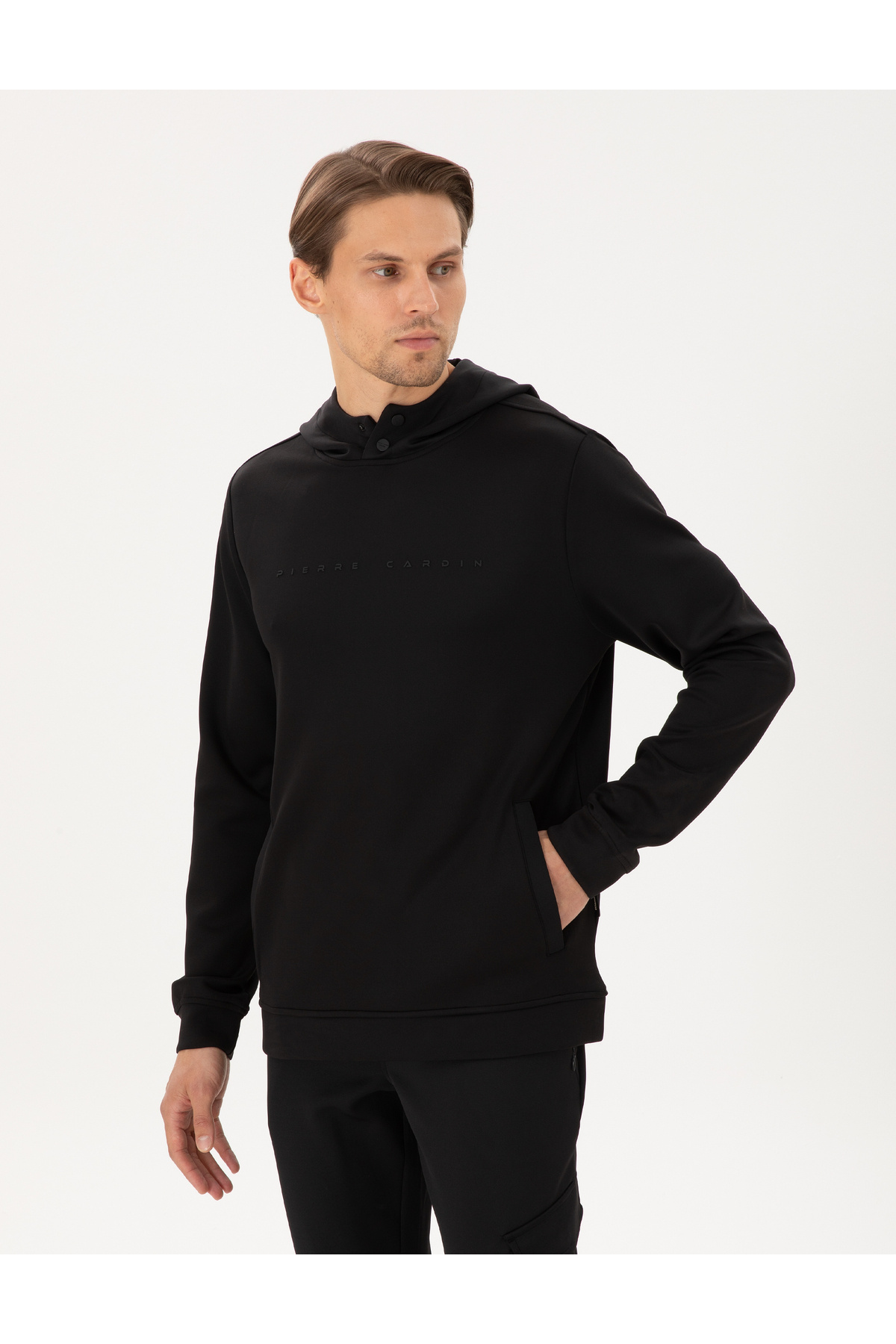 پیر کاردین سویشرت مشکی Regular Fit 50292498-VR046