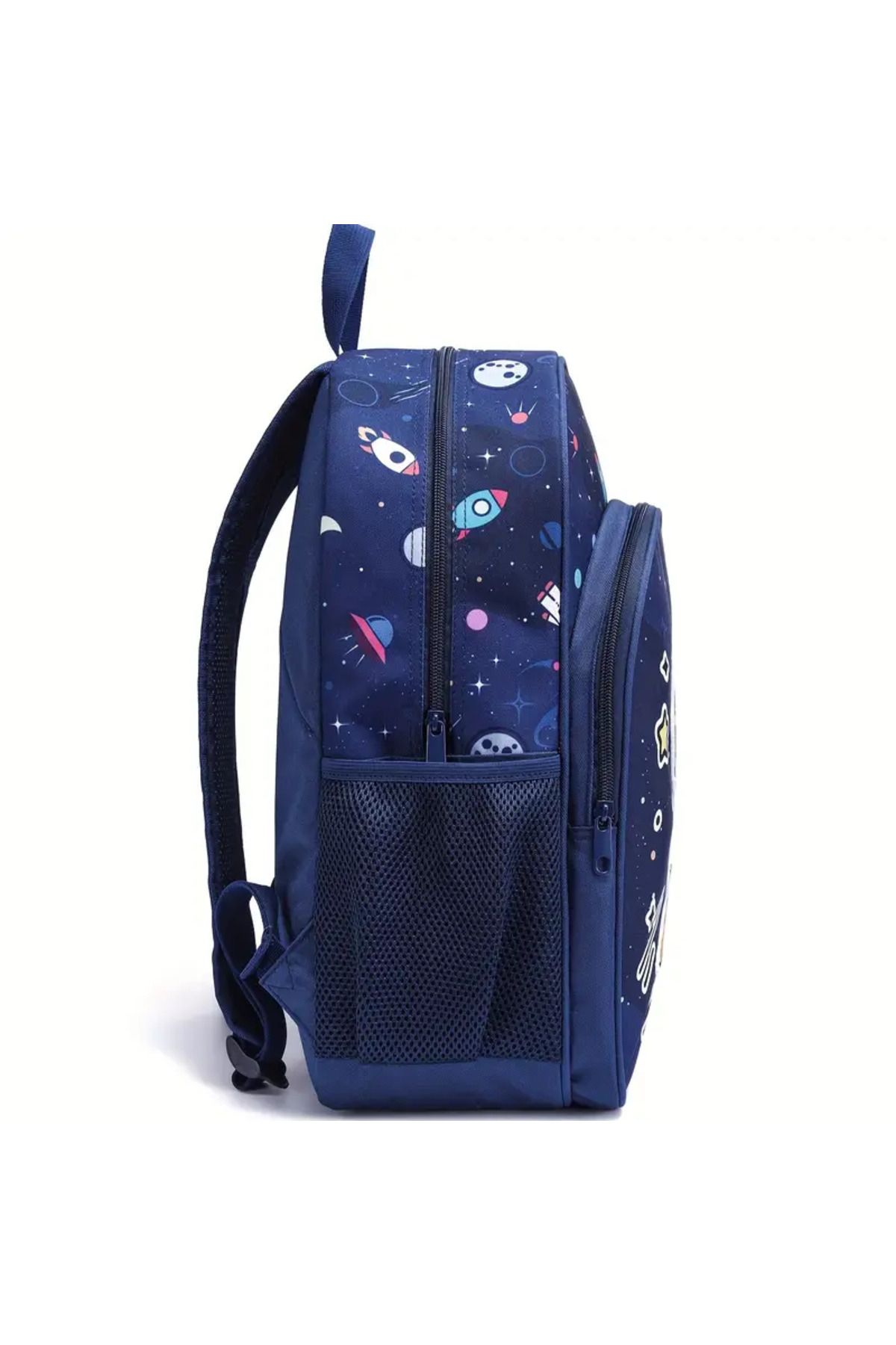 bundle island-Set of 3 Children's Backpacks Space Astronaut Figured (Backpack/Dining/Pencil Holder) U554 4