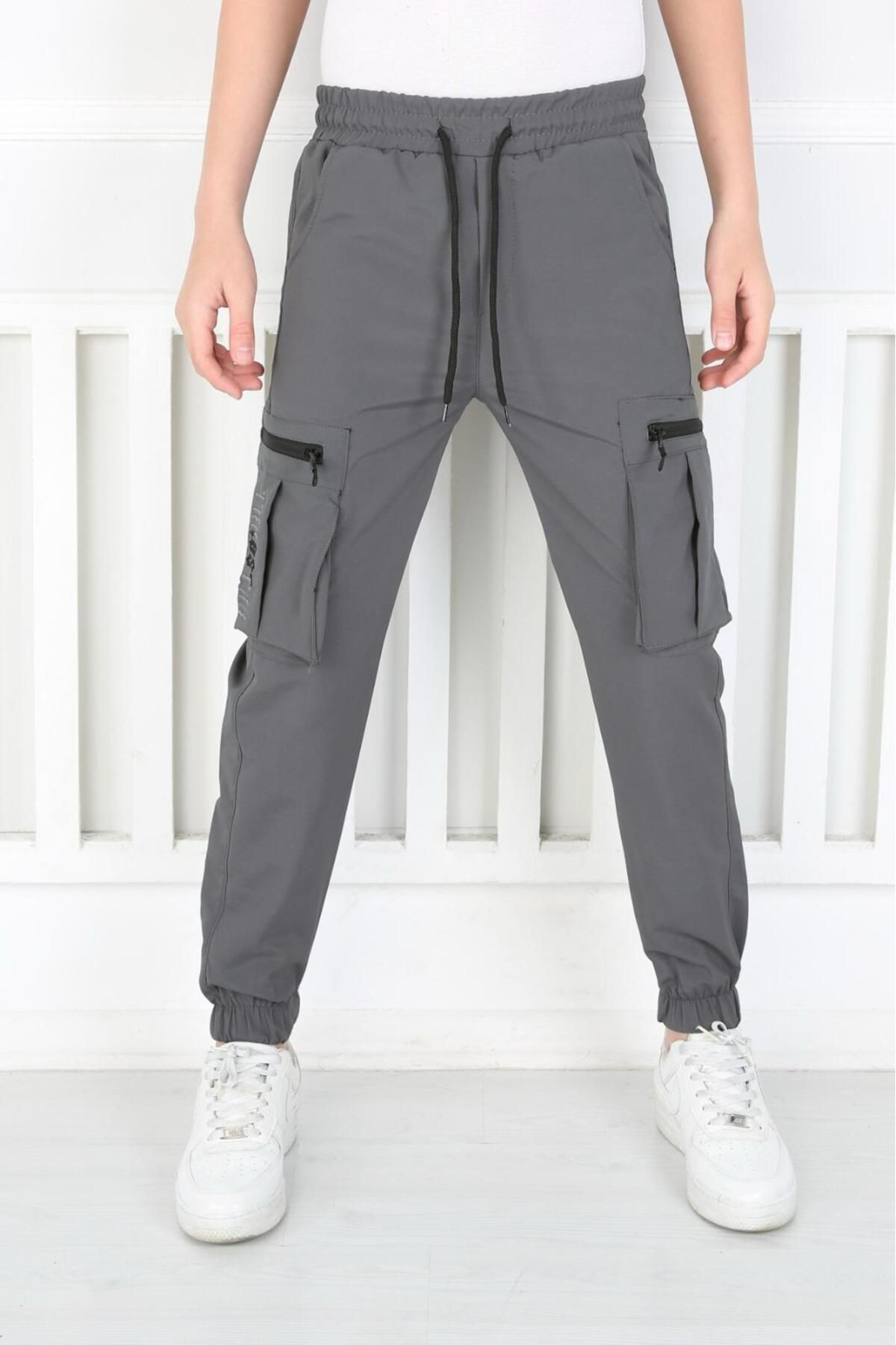 Pina Kids-بنطال كارجو باراشوت للأولاد PNT.5219 5