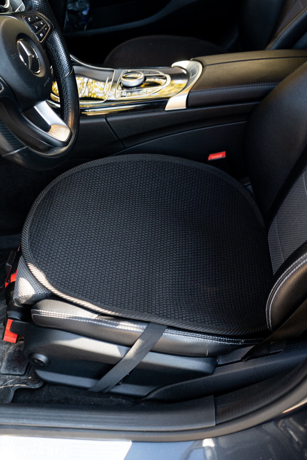 TREND Meka Part Terletmez Koltuk Koruyucu Kılıf 2 Parça SERME Sadece Ön Universal Siyah fotoğrafı 3 (önizleme)