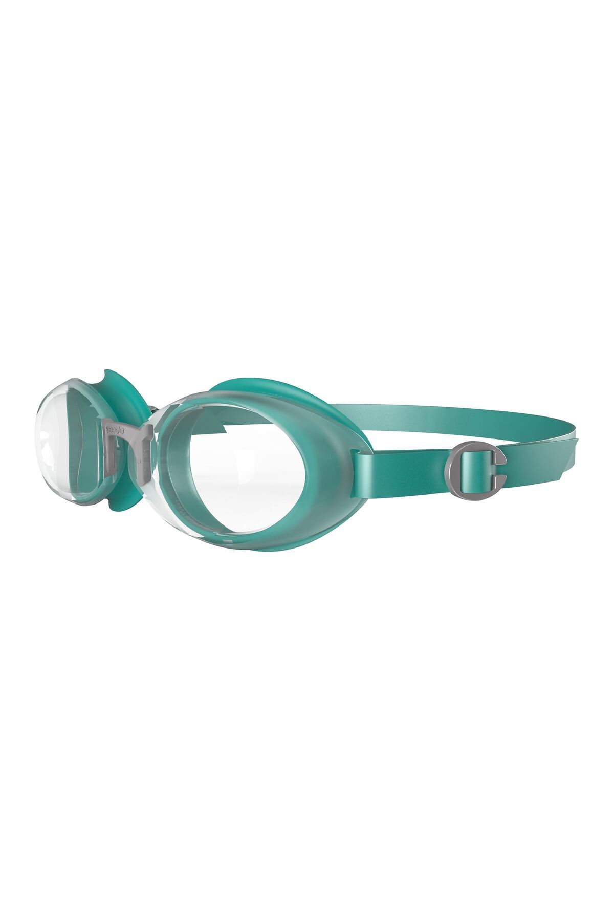 SPEEDO-Unisex Jet 2.0 Swimming Goggles | Swim | Enhanced Vision, Jade/Chrome/Clear, One Size 2