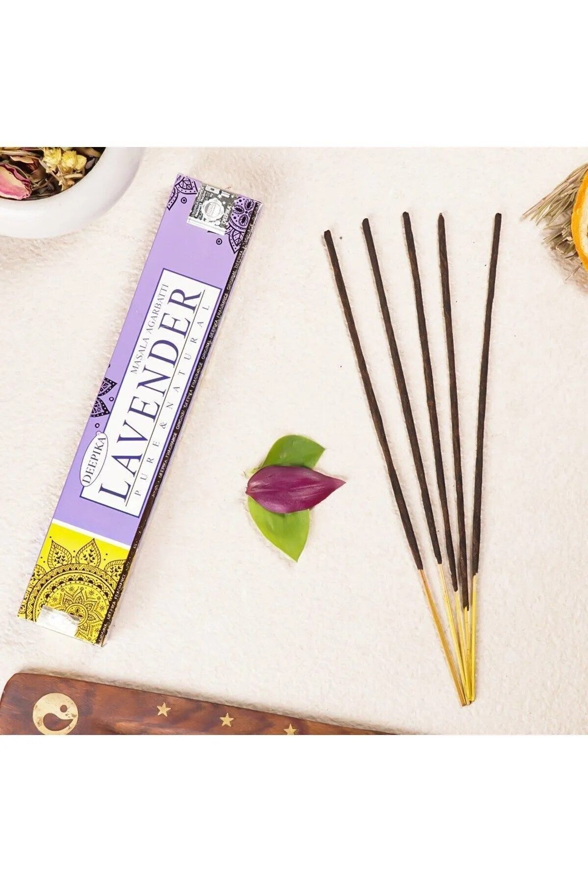 Elioure Lavender Masala Çubuk Tütsü, Ferah ve Hoş Koku, Doğal ve Kaliteli Çeşit