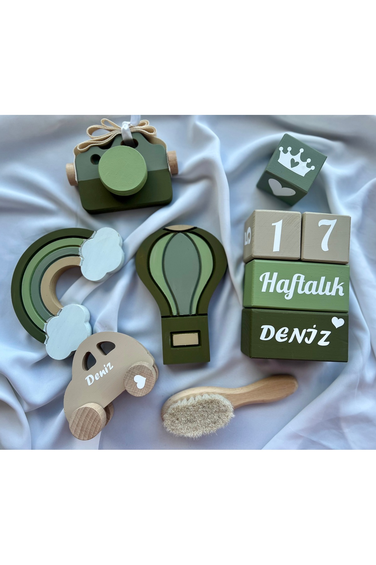Objeli set anne bebek çekim aksesuar