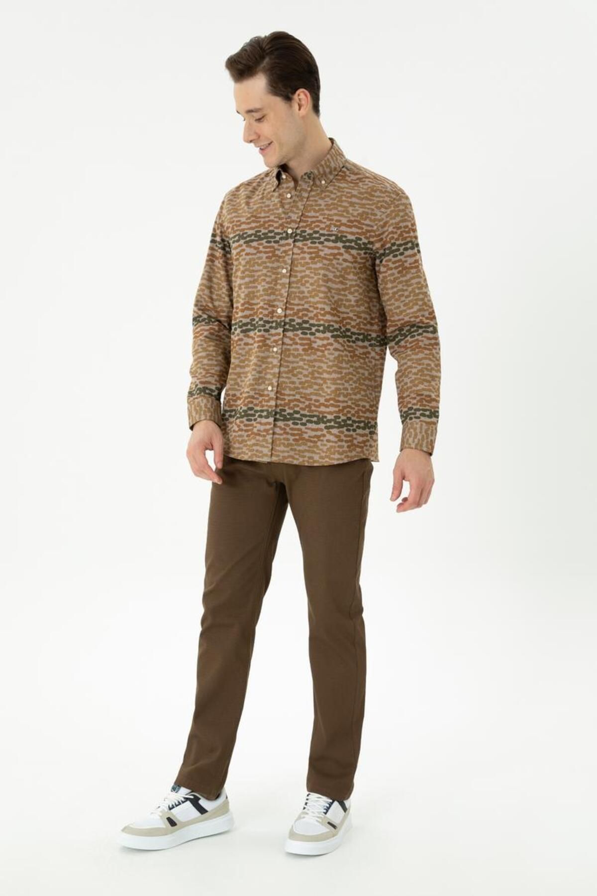 پیراهن آستین بلند مردانه 1687717 U.S. Polo Assn.