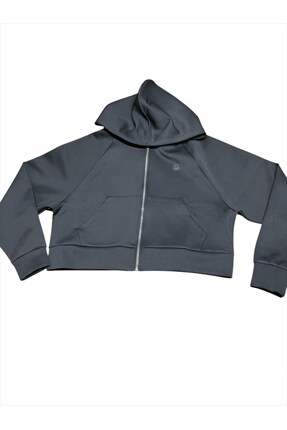 Benetton -W21466 Benetton Sweatshirt Kadın SİYAH Spor çeket