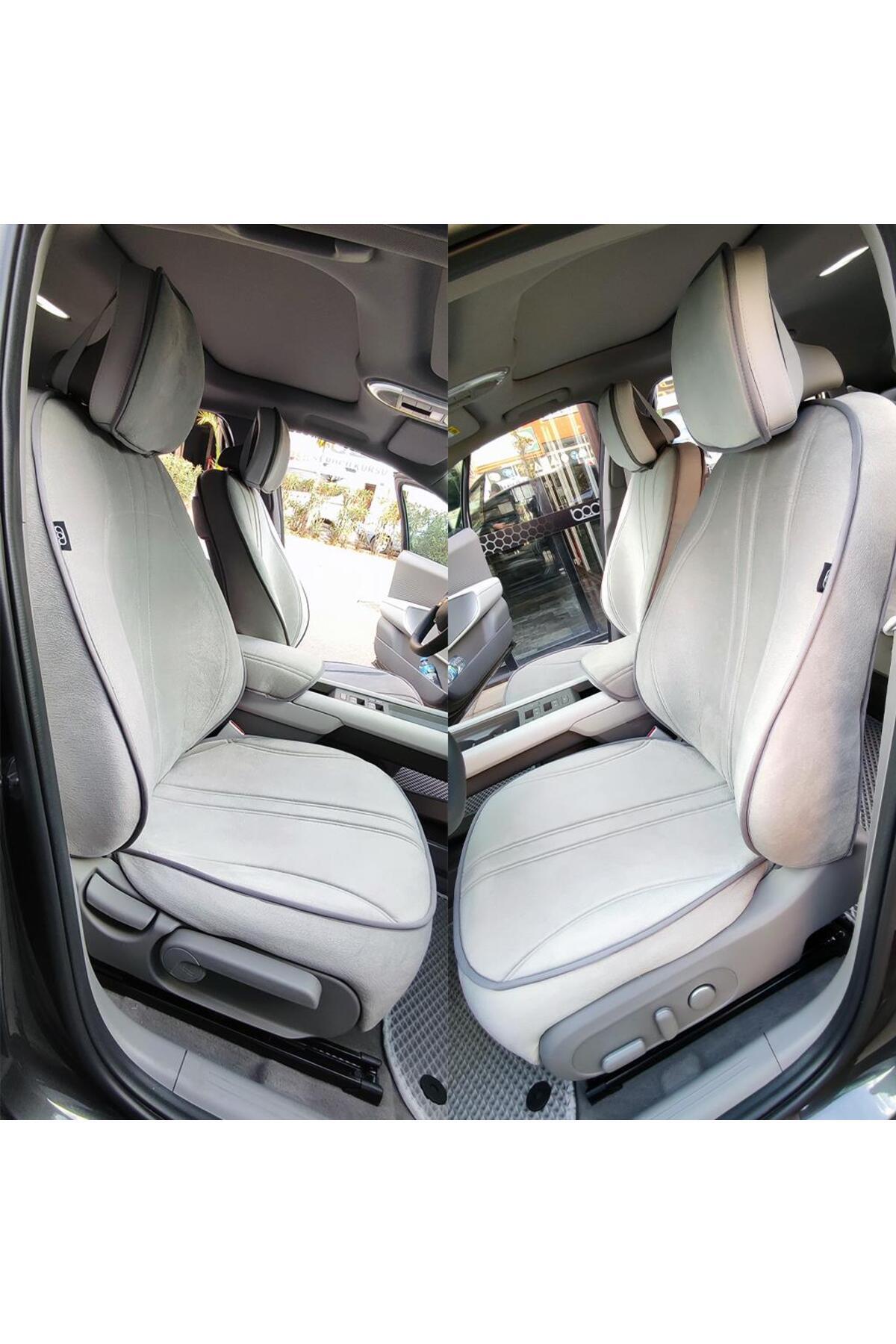 Bod Hyundai IONIQ 6 Oto Koltuk Koruyucu Kılıf Marin Serisi Gri fotoğrafı 2 (önizleme)