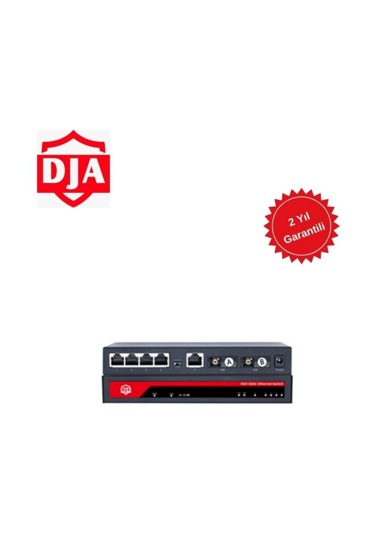 DJA 4+1 Port Gigabit 2 SC Girişli Data Switch