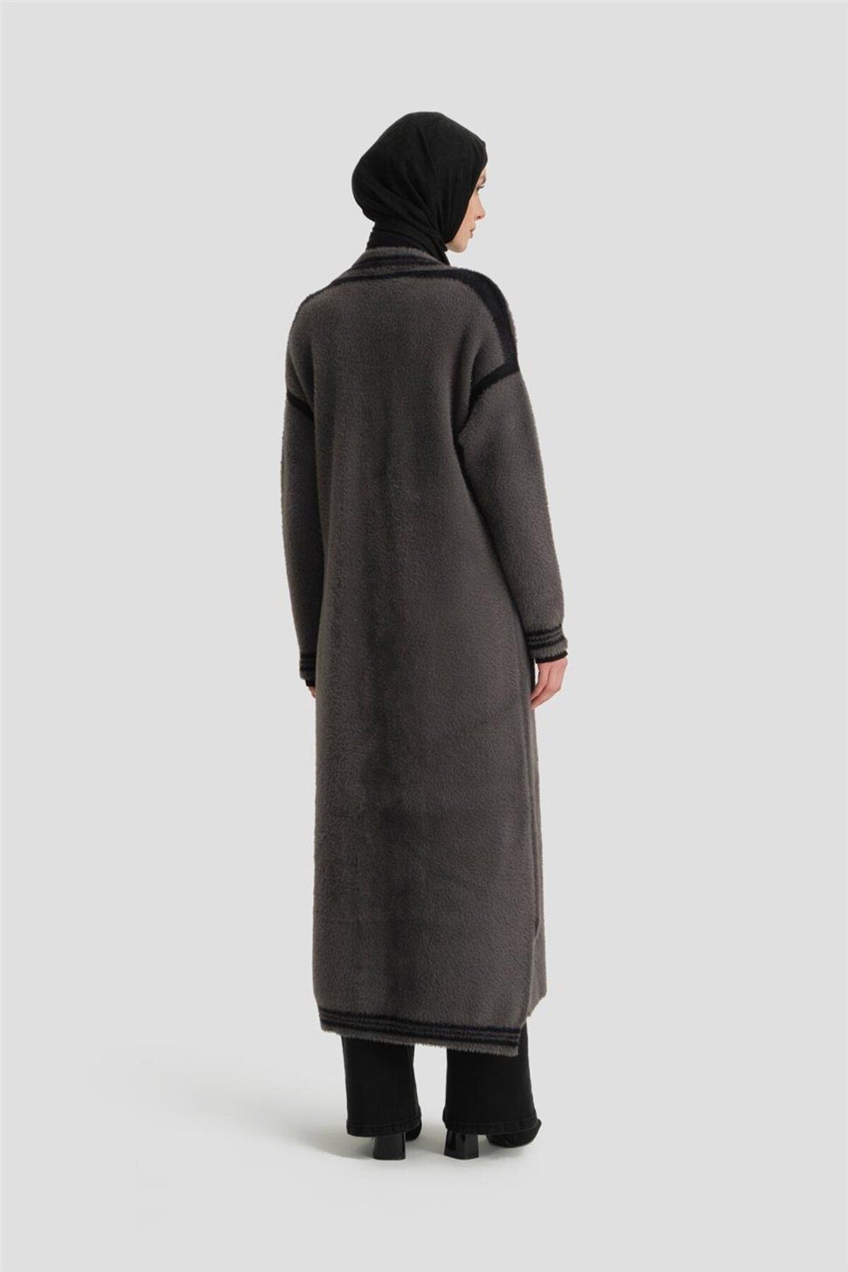 Armine-كارديجان قطيفة أنثراسايت - موديل 24kd2801 5